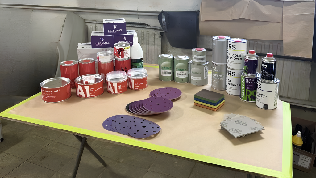 Демонстрация ИИ в подборе эмали