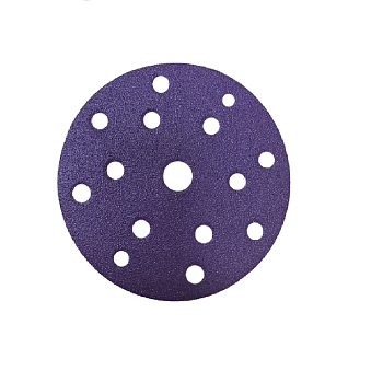 Наждачная бумага в кругах А1 НА ПЛЕНКЕ, Р400 - 275 Ceramic Film 15отв., D150