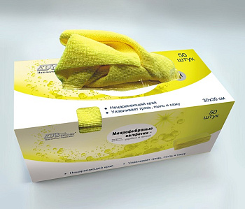 Салфетка полировальная АdolfВuher желтая 30*30см: Купить выгодно в Воронеже с доставкой