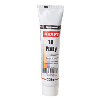 Шпатлевка отделочная "KRAFT 1K PUTTY" однокомпонентная, нитроцеллюлозная 200гр
