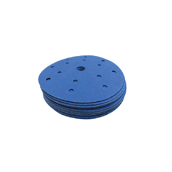 Наждачная бумага 299 с керамическим зерном в кругах  15отв. D=150 градация 400