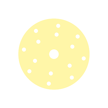 Абразив в кругах D=150мм с 15 отв. на cинт. ткани H800,CLED-SK-MS-HP-15-0800, 100 шт./уп.