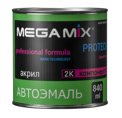 Акриловая эмаль Mega Mix 121 Реклама  (глянец) 840мл