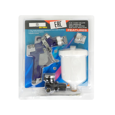 Краскопульт/Краскораспылитель в блистере SCHTAER SCH-827 KIT сопло 1.4/2,0 