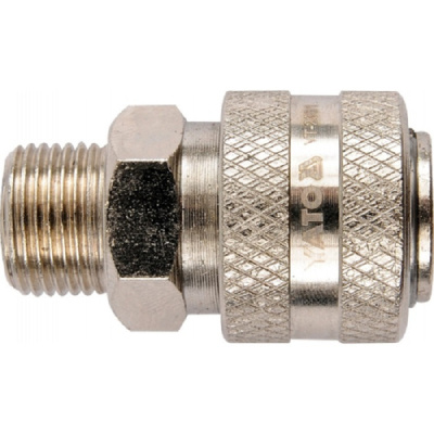 Переходник/Ниппель Yato быстросъемный, соединитель для шланга 3/8 #YT-2406: Купить выгодно в Воронеже с доставкой
