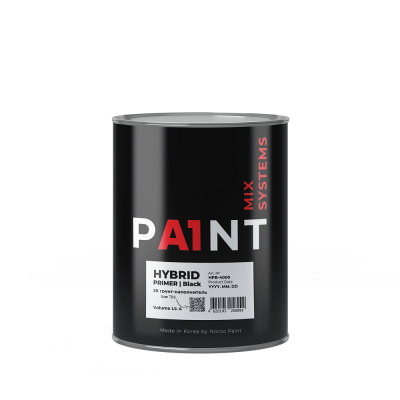 КОМПЛЕКТ Грунт-наполнитель A1 HYBRID PRIMER BLACK/ЧЕРНЫЙ 4л + Отвердитель 1л+Разбавитель1л 