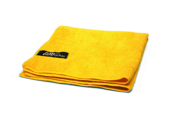 Салфетка из микрофибры АdolfВuher 40*40см желтая, мелкий ворс: Купить выгодно в Воронеже с доставкой