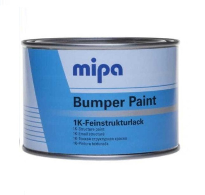 Краска структурная для бампера  MIPA Bumper Paint 1K темно-серая 0,5л