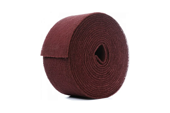 Абразив нетканный в рулоне тонкий CERAMAX 3D MATT RED 115 мм х 10 м. КРАСНЫЙ