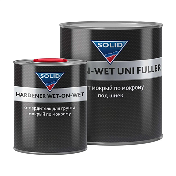 Грунт мокрый по мокрому SOLID PROF WET-ON-WET BLACK UNI FULLER (750+250мл.)-черный