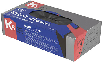 600.0200.05 Перчатки К5 нитриловые черные M