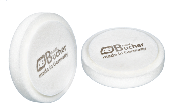 011015.DE Полировальный круг АВ, поролоновый, прямой, супер¶жесткий (белый) 150мм х 30мм¶