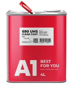 Лак А1 690 UHS CLEAR COAT + Отвердитель 670  HARDENER (4л+2л)
