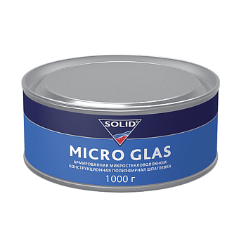 Шпатлевка наполнительная SOLID MICRO GLAS - (1000гр) ,усиленная микростекловолокном