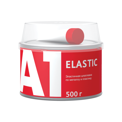 Шпатлевка A1 ELASTIC эластичная по металлу и пластику 500гр