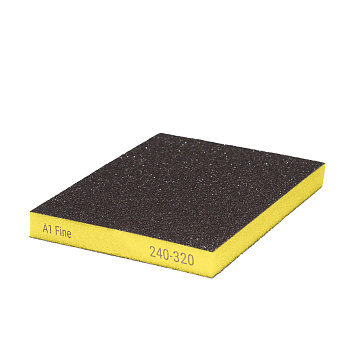 Губка двусторонняя 220 Spongebob  Fine yellow 5 шт