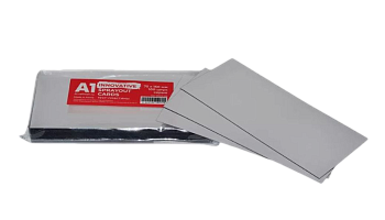 Тест-пластины инновационные А1 Innovative Sprayout cards silver 75mm x 150mm СЕРЕБРО