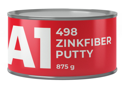 Шпатлевка А1 498 Zinkfiber Putty 0,875 кг со стекловолокном