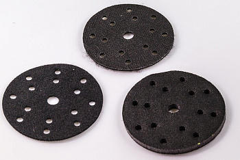 Проставка АdolfВuher для шлиф. кругов Velcro, 8 отв., d=125 мм.,h 10 мм мягк. Жест (черн)