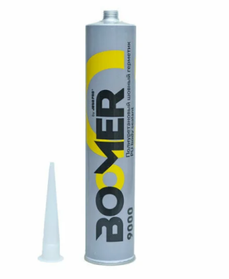 9000 black Герметик кузовной BOOMER полиуретановый черный 310мл