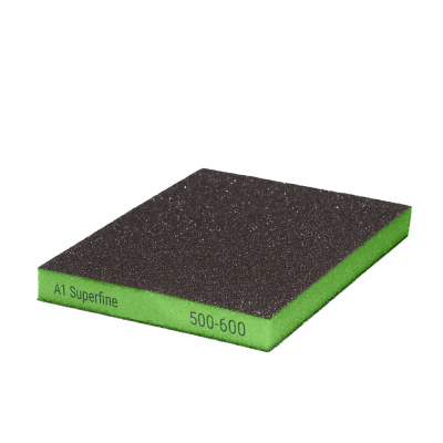 Губка двусторонняя220 Spongebob Superfine green 5 шт