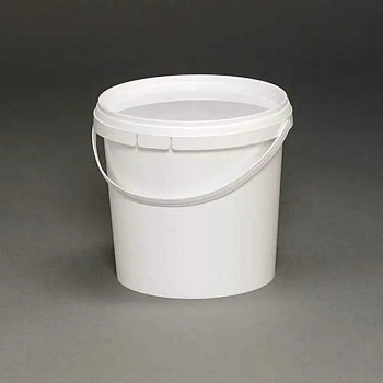 Ведро 0,8л с крышкой белое: Купить выгодно в Воронеже с доставкой