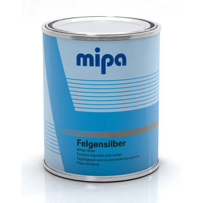 Краска для дисков MIPA Felgensilber 1K серебристо-алюминиевый, 1л. Короткое время сушки (6)