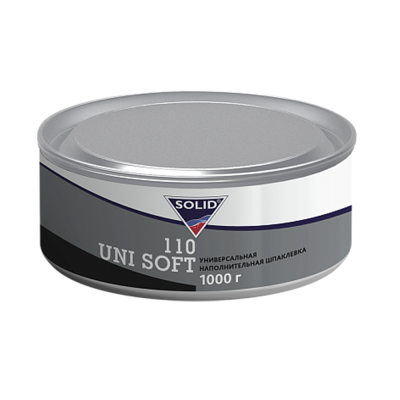 Шпатлевка наполнительная SOLID 110 UNI SOFT (1000гр) универсальная