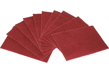 Абразив нетканный в листах тонкий CERAMAX 3D MATT RED 150*230 мм, КРАСНЫЙ (коробка 25 шт.)