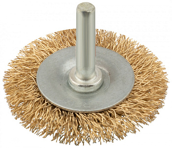 Корщетка дисковая прямая. волнистая проволока 75мм 38464 
